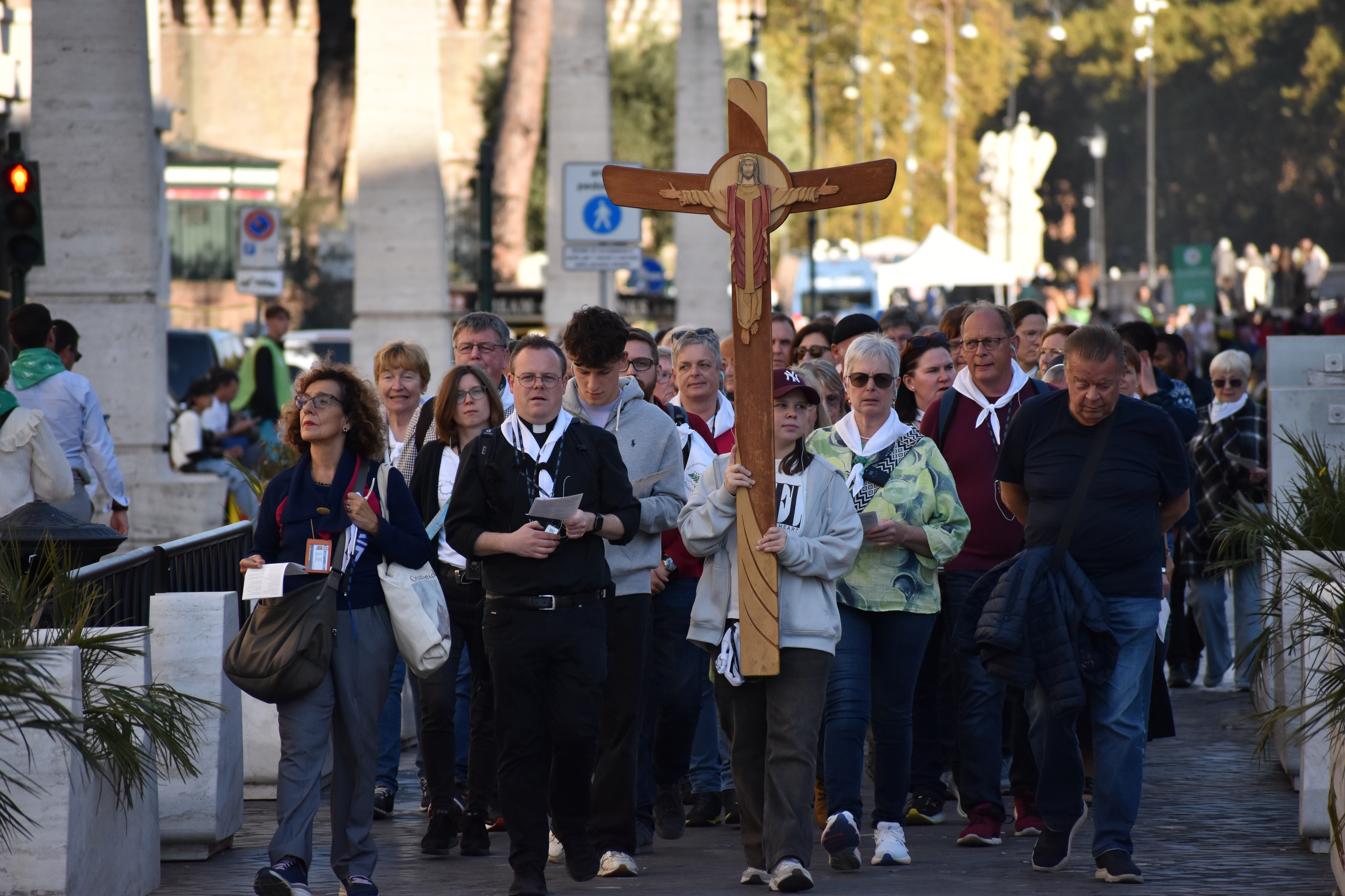 Auf dem Weg Pilgerweg zur Hl. Pforte